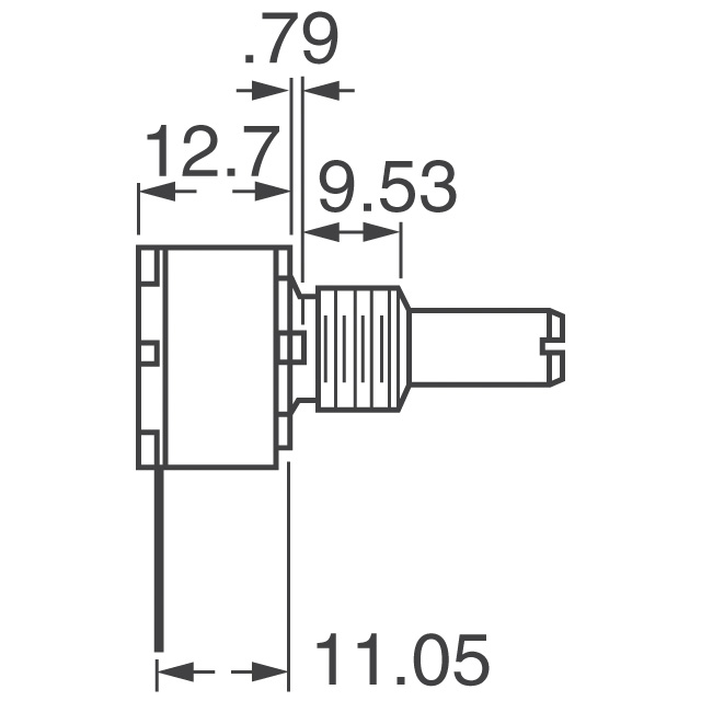 91R1A-J22-B15L Bourns Inc.  Drehpotentiometer Rheostate